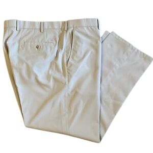 Peter Millar Crown Sport Performance Light Khaki Pants Size 40